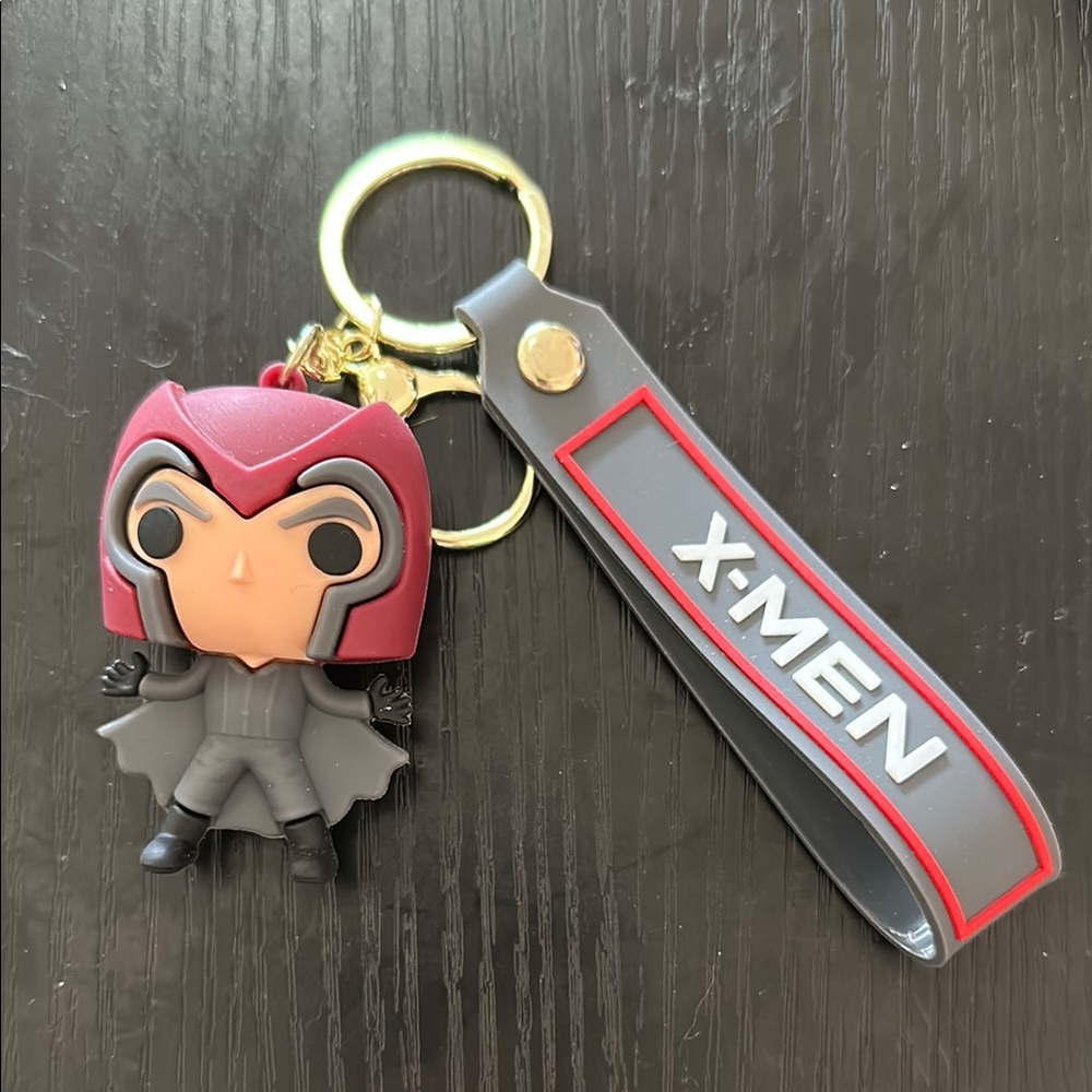 Marvel x-Men magneto silicone keychain​